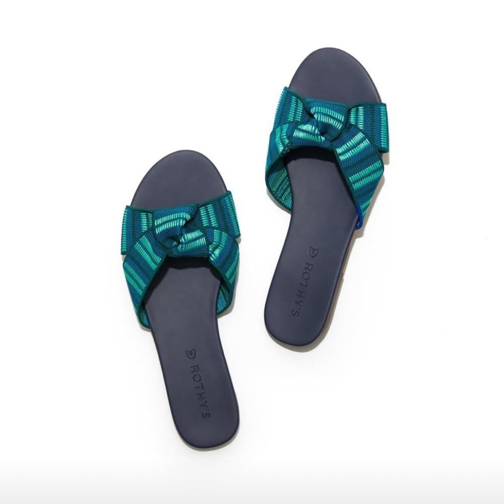 ROTHY’S The Knot Sandal in Jungle, size 9
